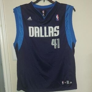 Adidas Dallas Navy and Blue Jersey